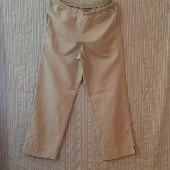 LL Bean linen blend pants size M - Picture 1 of 6